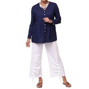 NEW TULIP CLOTHING rosalinda top in navy